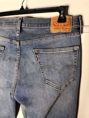 Levi's Light Blue Denim Jeans with Red Tab 511 Slim Fit